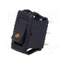 Intrerupator OFF-(ON), 2 pozitii, SPST, SCI - R13-205B2F-01-Y-L1