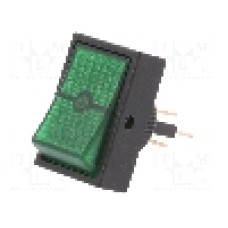 Intrerupator OFF-ON, 2 pozitii, SPST, SCI - R13-207B-01-BG