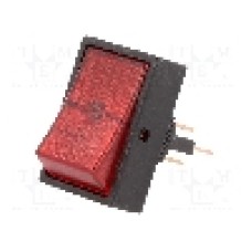 Intrerupator OFF-ON, 2 pozitii, SPST, SCI - R13-207B-01-BR