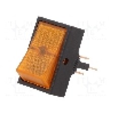 Intrerupator OFF-ON, 2 pozitii, SPST, SCI - R13-207B-01-BY