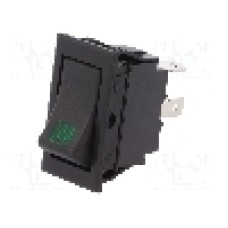 Intrerupator OFF-ON, 2 pozitii, SPST, SCI - R13-220BA-01-BBG