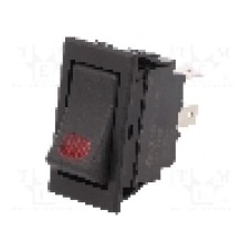 Intrerupator OFF-ON, 2 pozitii, SPST, SCI - R13-220BA-01-BBR