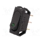 Intrerupator OFF-ON, 2 pozitii, SPST, SCI - R13-242L-01-BBG Intrerupator OFF-ON, 2 pozitii, SPST, SCI - R13-242L-01-BBG