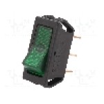 Intrerupator OFF-ON, 2 pozitii, SPST, SCI - R13-249B-01-BG
