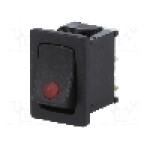 Intrerupator OFF-ON, 2 pozitii, SPST, SCI - R13-66B2-02-BBR Intrerupator OFF-ON, 2 pozitii, SPST, SCI - R13-66B2-02-BBR