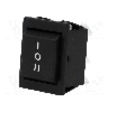 Intrerupator (ON)-OFF-(ON), 3 pozitii, DP3T, BULGIN - C1572ALMBB730W Intrerupator (ON)-OFF-(ON), 3 pozitii, DP3T, BULGIN - C1572ALMBB730W