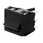 Intrerupator ON-OFF-ON, 3 pozitii, DP3T, BULGIN - H8670VBBB Intrerupator ON-OFF-ON, 3 pozitii, DP3T, BULGIN - H8670VBBB