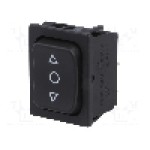 Intrerupator (ON)-OFF-(ON), 3 pozitii, DP3T, Marquardt - 1839.1407 Intrerupator (ON)-OFF-(ON), 3 pozitii, DP3T, Marquardt - 1839.1407
