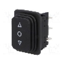 Intrerupator (ON)-OFF-(ON), 3 pozitii, DP3T, Marquardt - 1939.3314