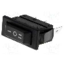 Intrerupator ON-OFF-ON, 3 pozitii, SP3T, BULGIN - C1520ALMBB730W