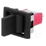 Intrerupator (ON)-OFF-(ON), 3 pozitii, SP3T, IC SWITCHES - IC1403R7M1QE2 Intrerupator (ON)-OFF-(ON), 3 pozitii, SP3T, IC SWITCHES - IC1403R7M1QE2