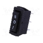 Intrerupator ON-OFF-ON, 3 pozitii, SP3T, {{Producator}} - RS1033C0BK Intrerupator ON-OFF-ON, 3 pozitii, SP3T, {{Producator}} - RS1033C0BK