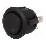 Intrerupator ON-OFF-ON, 3 pozitii, SP3T, SCI - R13-112DL-02-BNGR Intrerupator ON-OFF-ON, 3 pozitii, SP3T, SCI - R13-112DL-02-BNGR
