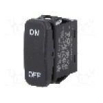 Intrerupator (ON)-OFF-(ON), 3 pozitii, SP3T, SCI - R13-258I-01-BB-9 Intrerupator (ON)-OFF-(ON), 3 pozitii, SP3T, SCI - R13-258I-01-BB-9
