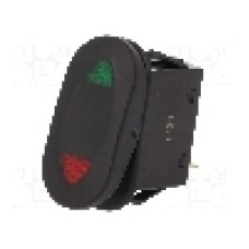 Intrerupator ON-OFF-ON, 3 pozitii, SP3T, SCI - R13-271D3-01-BBGR Intrerupator ON-OFF-ON, 3 pozitii, SP3T, SCI - R13-271D3-01-BBGR