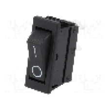 Intrerupator (ON)-OFF, 2 pozitii, SPST, BULGIN - C1500BLAAA