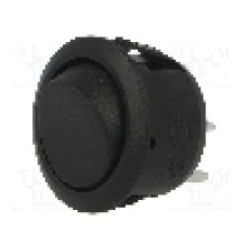 Intrerupator (ON)-OFF, 2 pozitii, SPST, BULGIN - R13208FBB Intrerupator (ON)-OFF, 2 pozitii, SPST, BULGIN - R13208FBB