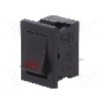 Intrerupator ON-OFF, 2 pozitii, SPST, MIYAMA - DS-850K-S-LR-K Intrerupator ON-OFF, 2 pozitii, SPST, MIYAMA - DS-850K-S-LR-K