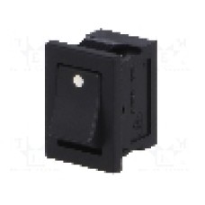 Intrerupator ON-OFF, 2 pozitii, SPST, MIYAMA - DS-850K-S-WD-K