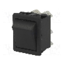 Intrerupator ON-ON, 2 pozitii, DPDT, BULGIN - C1560ATMBB