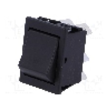 Intrerupator ON-(ON), 2 pozitii, DPDT, BULGIN - C1561ALMBB