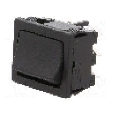 Intrerupator ON-ON, 2 pozitii, DPDT, BULGIN - H8660VBBB