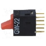 Intrerupator ON-ON, 2 pozitii, DPDT, NKK SWITCHES - GW22LCP Intrerupator ON-ON, 2 pozitii, DPDT, NKK SWITCHES - GW22LCP