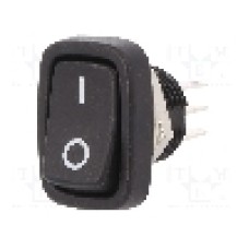 Intrerupator ON-ON, 2 pozitii, DPDT, SCI - R13-213B-03-BBNN