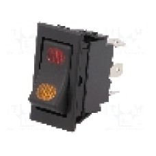 Intrerupator ON-ON, 2 pozitii, SPDT, SCI - R13-220BC-01-BBRY