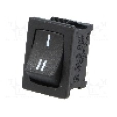 Intrerupator ON-(ON), 2 pozitii, SPDT, SCI - R13-66G-02-BB-5D