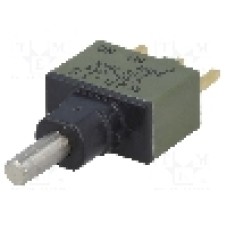 Intrerupator acţionat prin apasare, 2 pozitii, mod comutare ON-(ON), SPDT, NKK SWITCHES - M2B15AA5G03