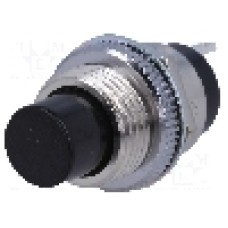 Intrerupator acţionat prin apasare, {{Numarul tuturor poziţiilor}} pozitii, mod comutare {{Mod comutare}}, SPST, NKK SWITCHES - SB4011NCM