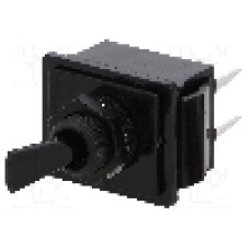 Intrerupator basculant, 2 pozitii, mod comutare OFF-ON, DPST, BULGIN - C1750HO