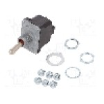 Intrerupator basculant, 2 pozitii, mod comutare (OFF)-ON, DPST, HONEYWELL - 2NT1-4