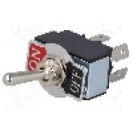Intrerupator basculant, 2 pozitii, mod comutare OFF-ON, DPST, SCI - R13-28F-01-HPH Intrerupator basculant, 2 pozitii, mod comutare OFF-ON, DPST, SCI - R13-28F-01-HPH