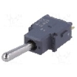 Intrerupator basculant, 2 pozitii, mod comutare OFF-ON, SPDT, NKK SWITCHES - A12AP Intrerupator basculant, 2 pozitii, mod comutare OFF-ON, SPDT, NKK SWITCHES - A12AP