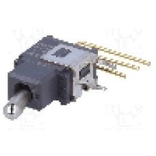 Intrerupator basculant, 2 pozitii, mod comutare OFF-ON, SPDT, NKK SWITCHES - A12JV Intrerupator basculant, 2 pozitii, mod comutare OFF-ON, SPDT, NKK SWITCHES - A12JV