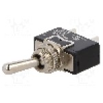 Intrerupator basculant, 2 pozitii, mod comutare OFF-ON, SPST, BULGIN - C3900BA