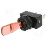 Intrerupator basculant, 2 pozitii, mod comutare OFF-ON, SPST, {{Producator}} -  Intrerupator basculant, 2 pozitii, mod comutare OFF-ON, SPST, {{Producator}} -