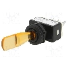 Intrerupator basculant, 2 pozitii, mod comutare OFF-ON, SPST, {{Producator}} - 