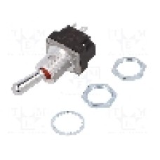 Intrerupator basculant, 2 pozitii, mod comutare (ON)-OFF, DPDT, HONEYWELL - 2MT1-6