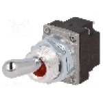 Intrerupator basculant, 2 pozitii, mod comutare (ON)-OFF, SPST, HONEYWELL - 1MT1-6