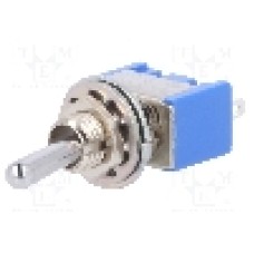 Intrerupator basculant, 2 pozitii, mod comutare ON-OFF, SPST, MIYAMA - MS-500K-B