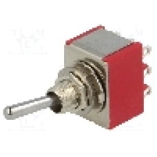 Intrerupator basculant, 2 pozitii, mod comutare ON-ON, 3PDT, IC SWITCHES - IC3101T1B1M1QE Intrerupator basculant, 2 pozitii, mod comutare ON-ON, 3PDT, IC SWITCHES - IC3101T1B1M1QE