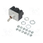 Intrerupator basculant, 2 pozitii, mod comutare ON-ON, 4PDT, HONEYWELL - 4TL1-3