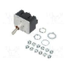 Intrerupator basculant, 2 pozitii, mod comutare ON-ON, 4PDT, HONEYWELL - 4TL1-3