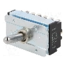 Intrerupator basculant, 2 pozitii, mod comutare ON-ON, 6PDT, Nidec Copal Electronics - ET610N13-Z Intrerupator basculant, 2 pozitii, mod comutare ON-ON, 6PDT, Nidec Copal Electronics - ET610N13-Z