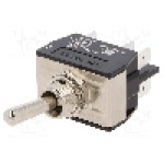 Intrerupator basculant, 2 pozitii, mod comutare ON-ON, DPDT, BULGIN - C3960BB Intrerupator basculant, 2 pozitii, mod comutare ON-ON, DPDT, BULGIN - C3960BB
