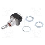 Intrerupator basculant, 2 pozitii, mod comutare ON-ON, DPDT, HONEYWELL - 2MT1-3 Intrerupator basculant, 2 pozitii, mod comutare ON-ON, DPDT, HONEYWELL - 2MT1-3