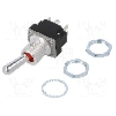 Intrerupator basculant, 2 pozitii, mod comutare ON-ON, DPDT, HONEYWELL - 2MT2-3